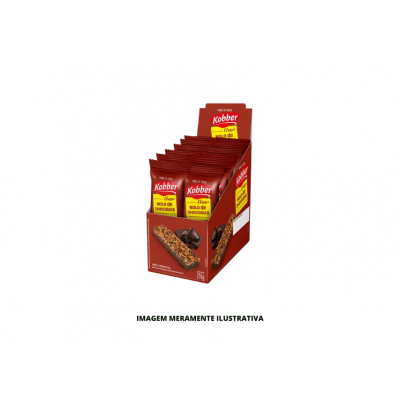 BARRA DE CEREAL KOBBER BOLO DE CHOCOLATE 1X12X18G